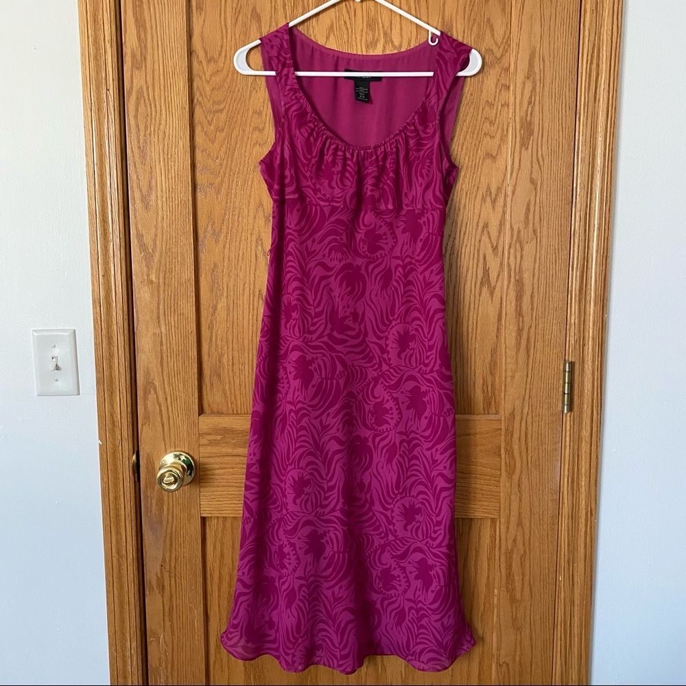 Express Sleeveless Summer Floral Pink Dress
